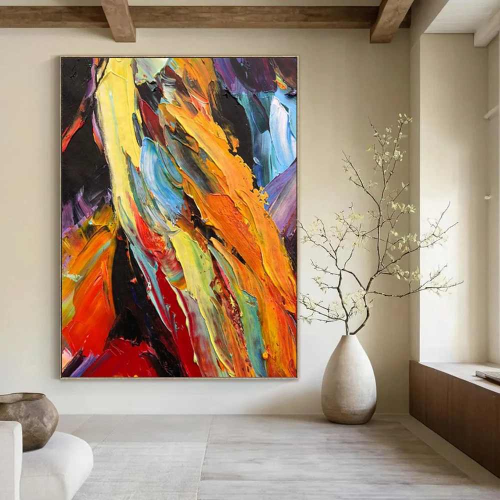 Urban_Abstract_Textured_Canvas_Color_Artwork_1KUZH wall art